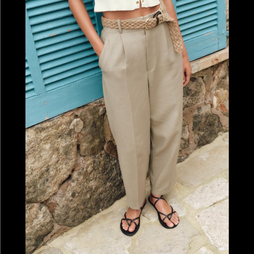 Zara khaki pants